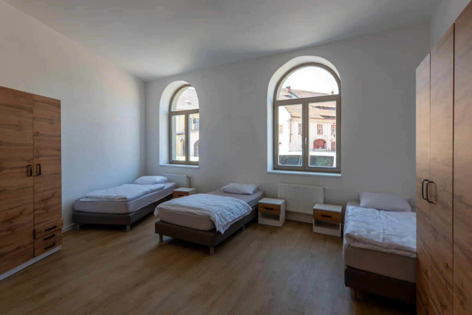 Společné prostory ubytovny Žatec